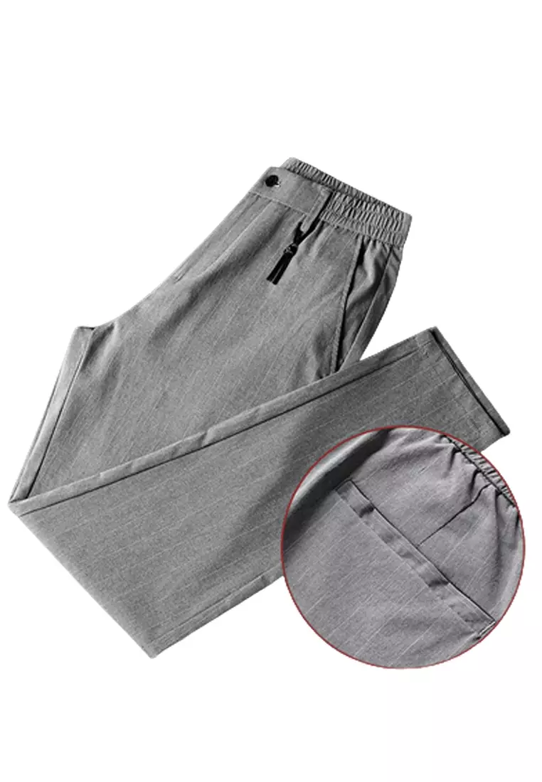 Stripe Slim Suit Pants