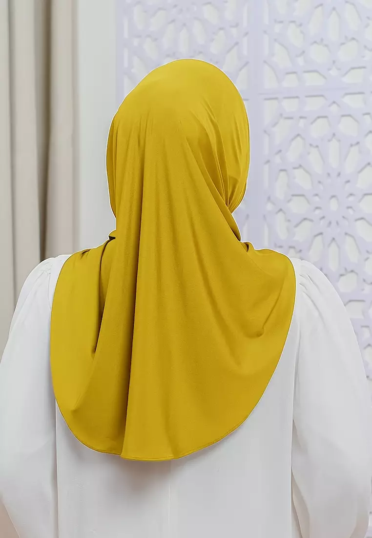 HIJAB INSTAN LUNA - LIGHT MUSTARD