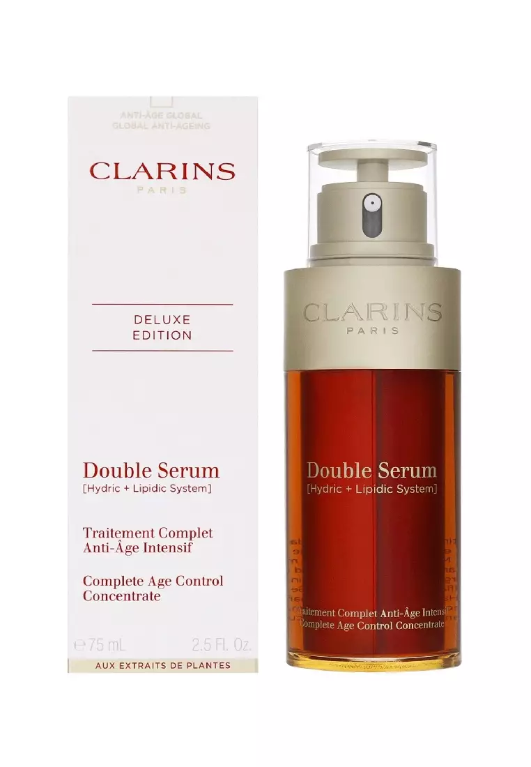 CLARINS Double Serum 75ml 3回分使用 CLARINS Double Serum 75ml 3回分使用 CLARINS Double Serum 75ml 3