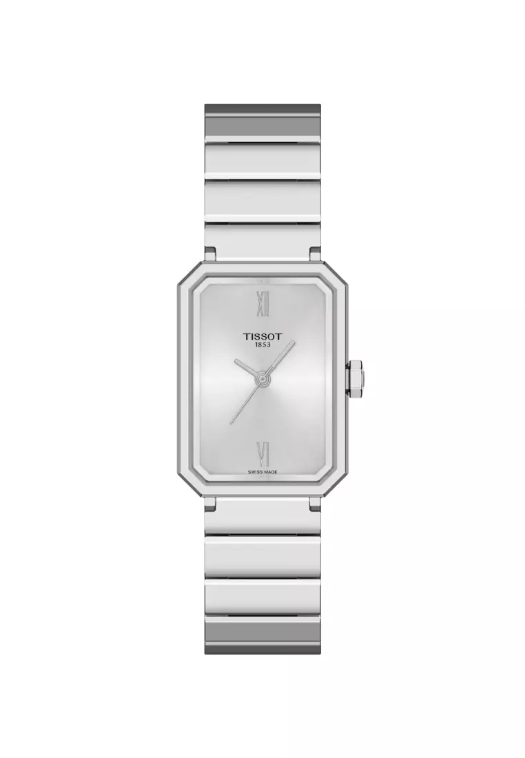 Buy Tissot Tissot SRV 30mm Rectangular Watch Case Silver Dial Stainless ...