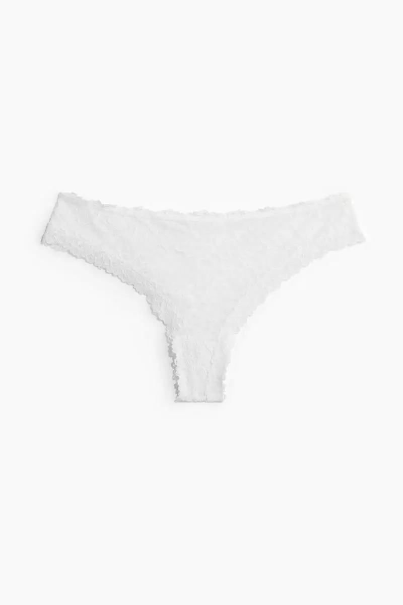 3-pack lace Brazilian briefs