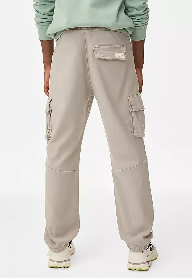 Cotton Rich Cargo Trousers