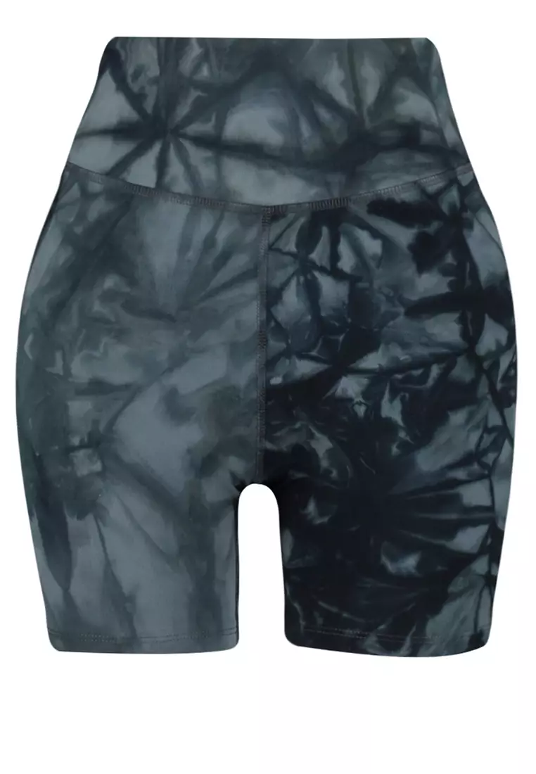 Anthracite Brushed Soft Fabric Inner Waist Pocket Detailed Knitted Sports Shorts/Short THMSS24TY00020