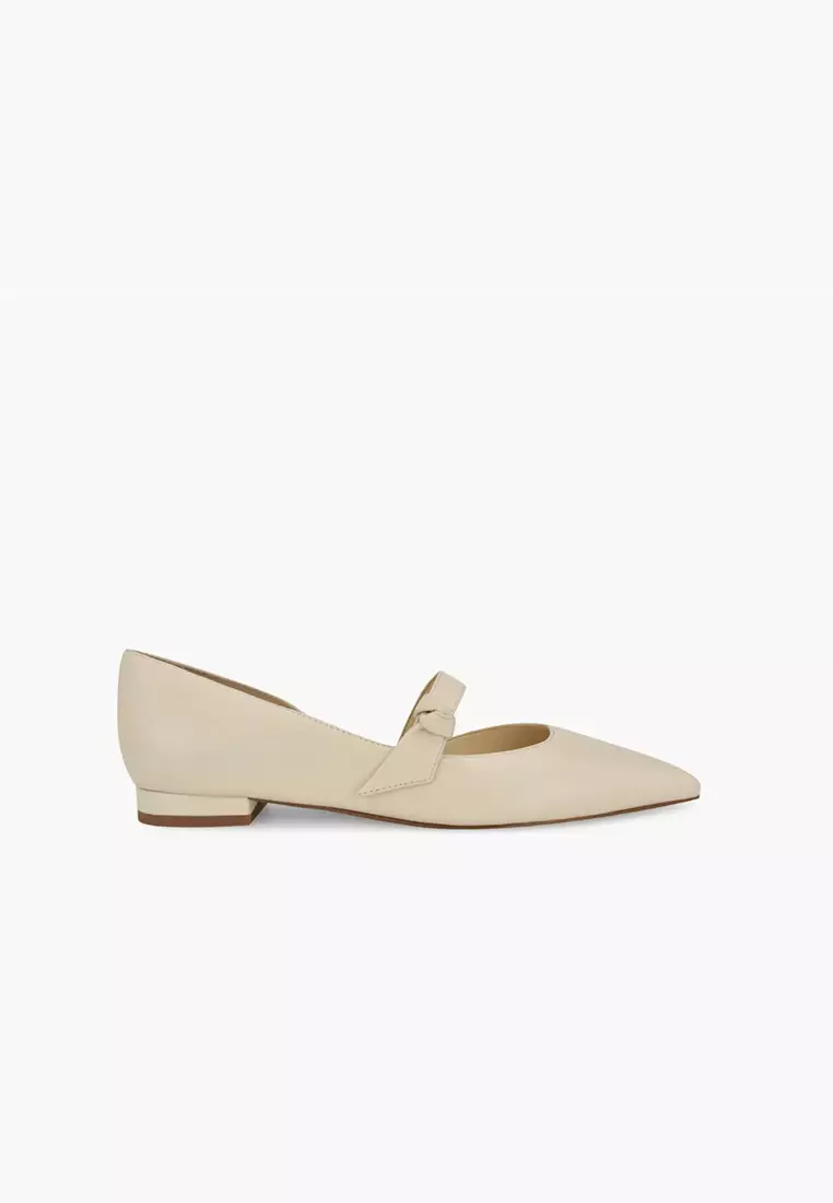 Discount on Nine West  shoes - SKU: Luso Ballet Flats Ivory