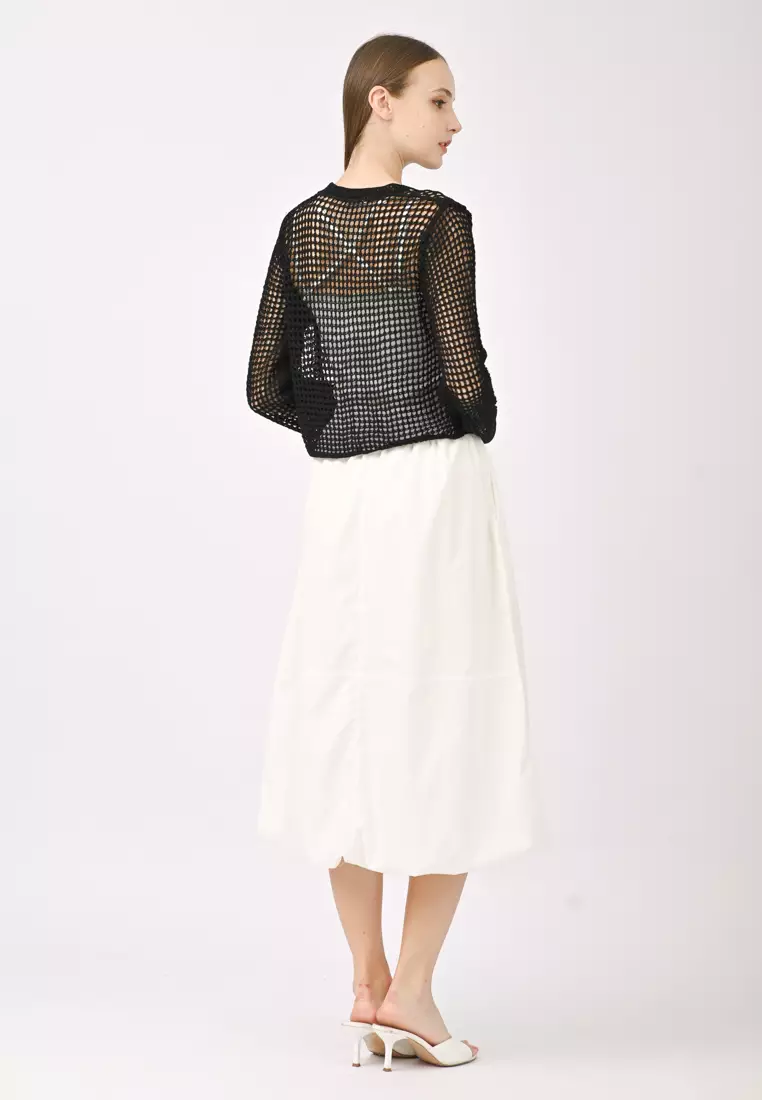 Eyelet Outer Cardigan