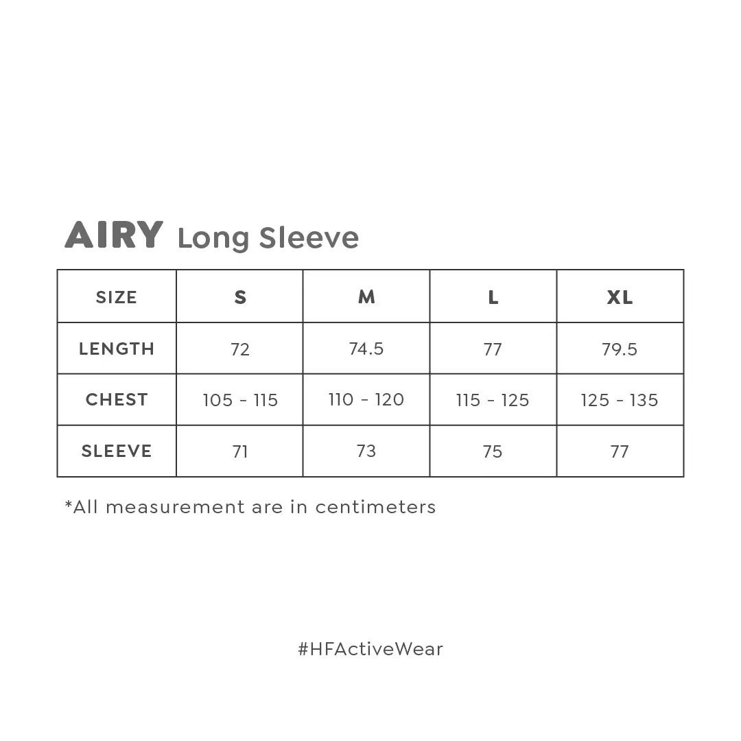 HAPPYFIT Shirt Long Sleeve Airy White