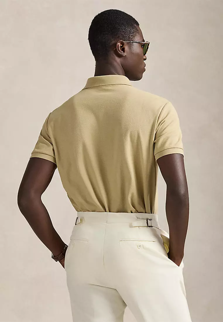 Custom Slim Fit Honeycomb-Mesh Polo