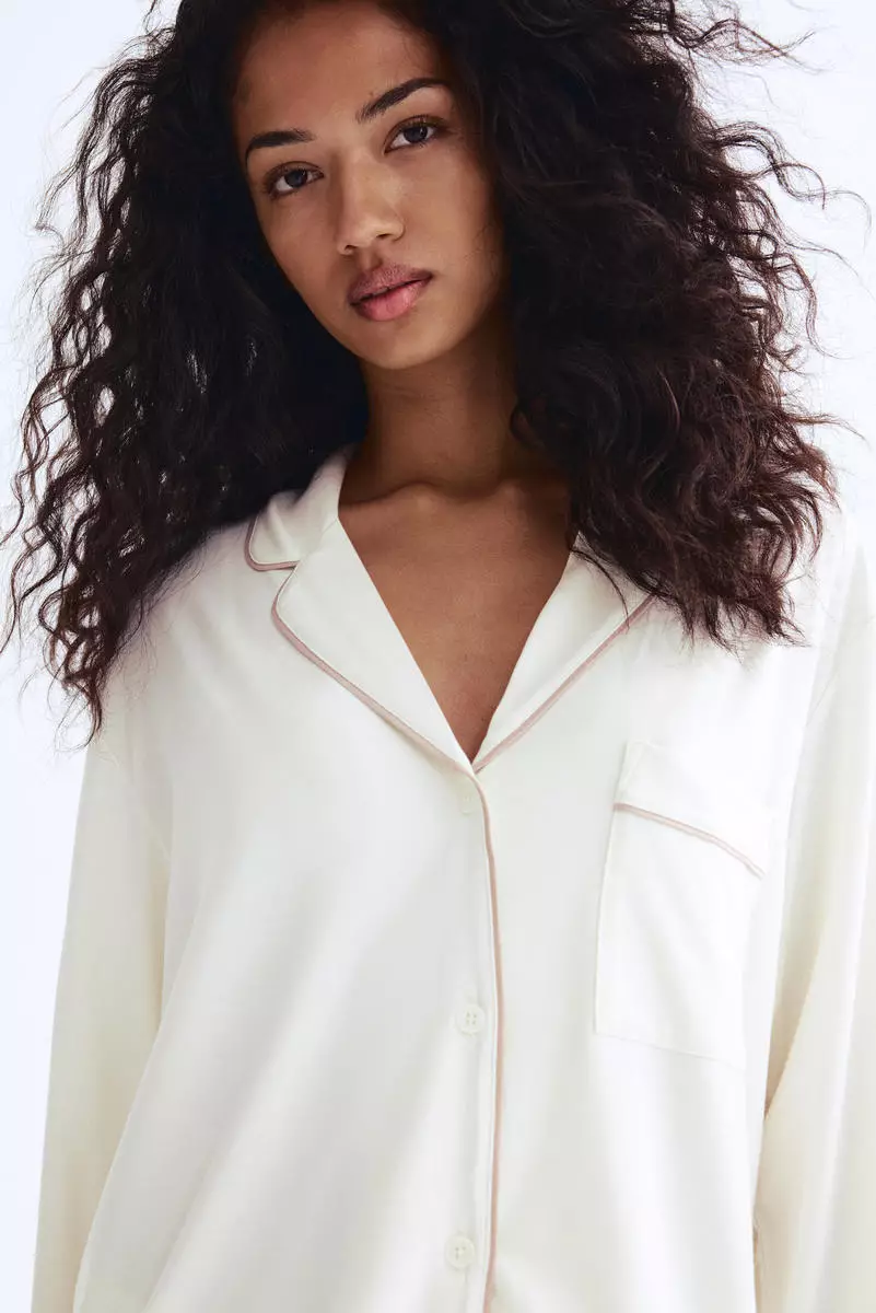 Viscose-blend pyjamas