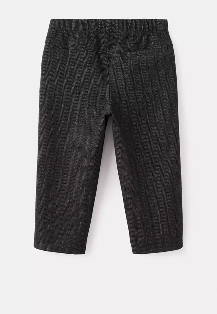 Herringbone Knit Trousers