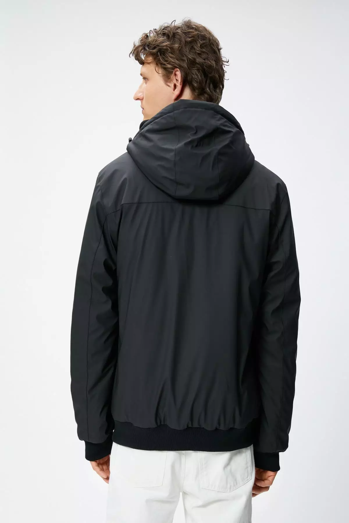 Buy KOTON Leather-Look Hooded Jacket 2025 Online | ZALORA