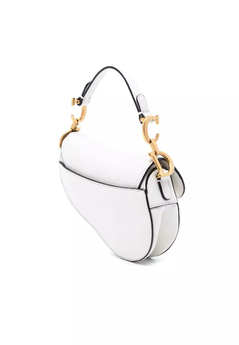 Pre-Loved Dior Micro Goatskin Saddle Bag