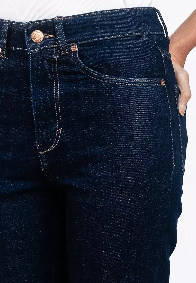 Sugar High Rise Straight Fit Jeans
