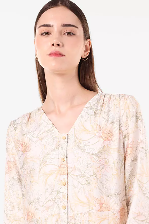 Minimal Noelle Dress Yellow Light Warna Yellow_Light