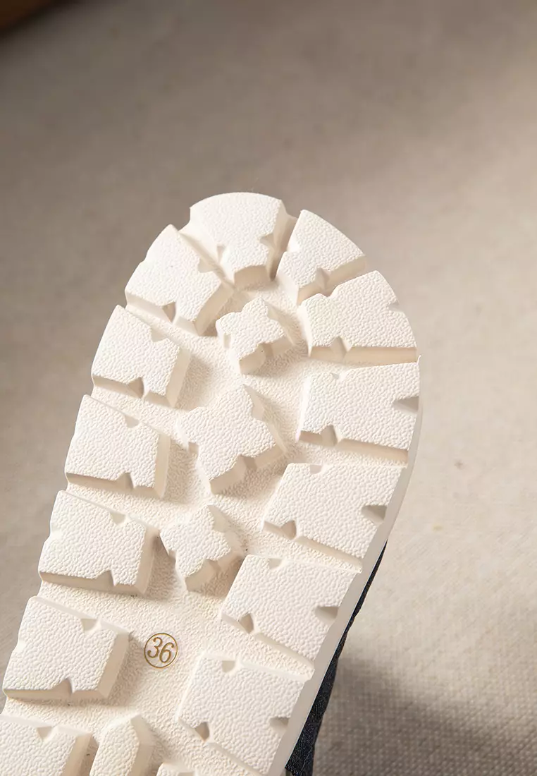 4CM Double Bowknot Strap Comfortable Flat Shoes TH723-3