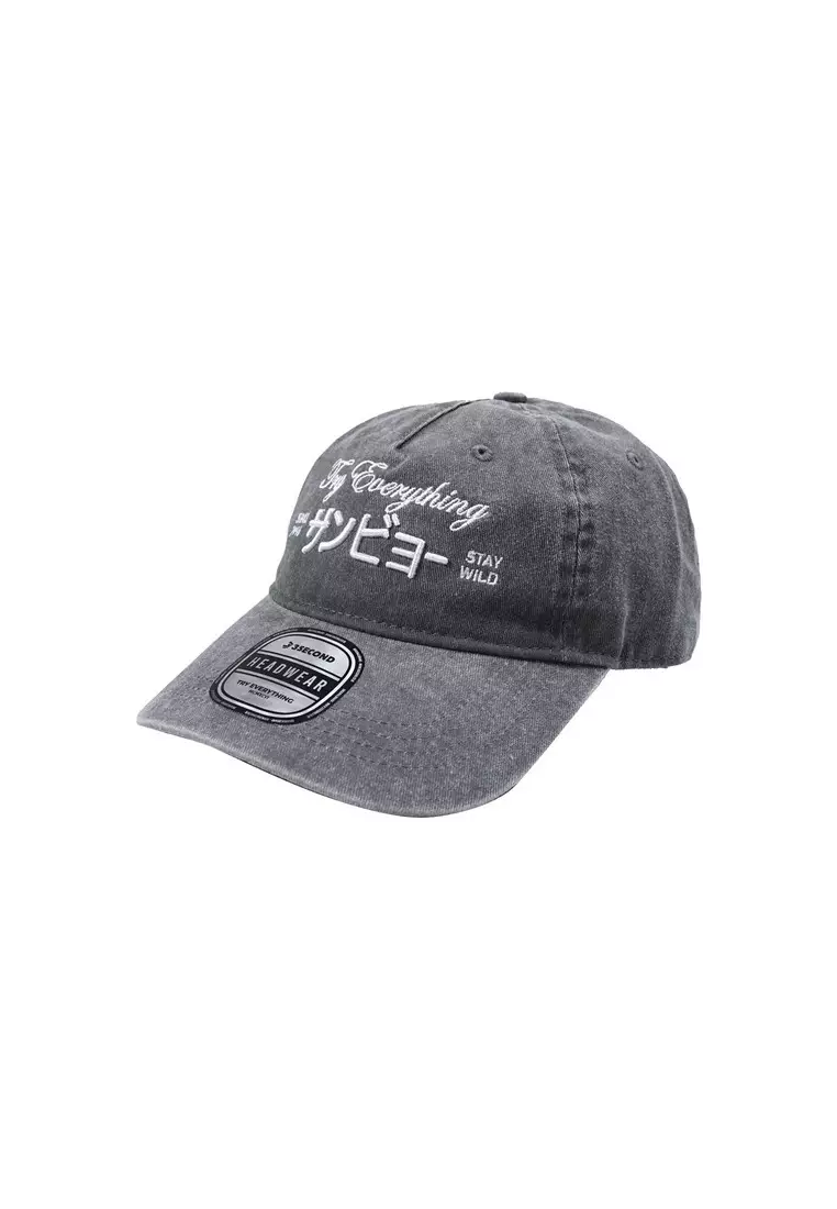 3Second Men's Baseball Cap Cotton Washing Ruki HP-C160126