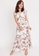 Hook Clothing white and multi Dahlia Print Tiered Maxi Dress 2A35AAA71DF5ACGS_1