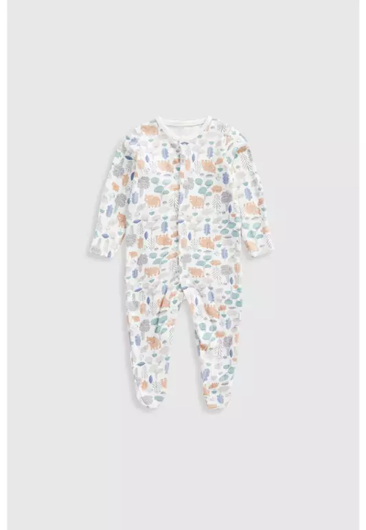 Bear Baby Sleepsuits - 3 Pack