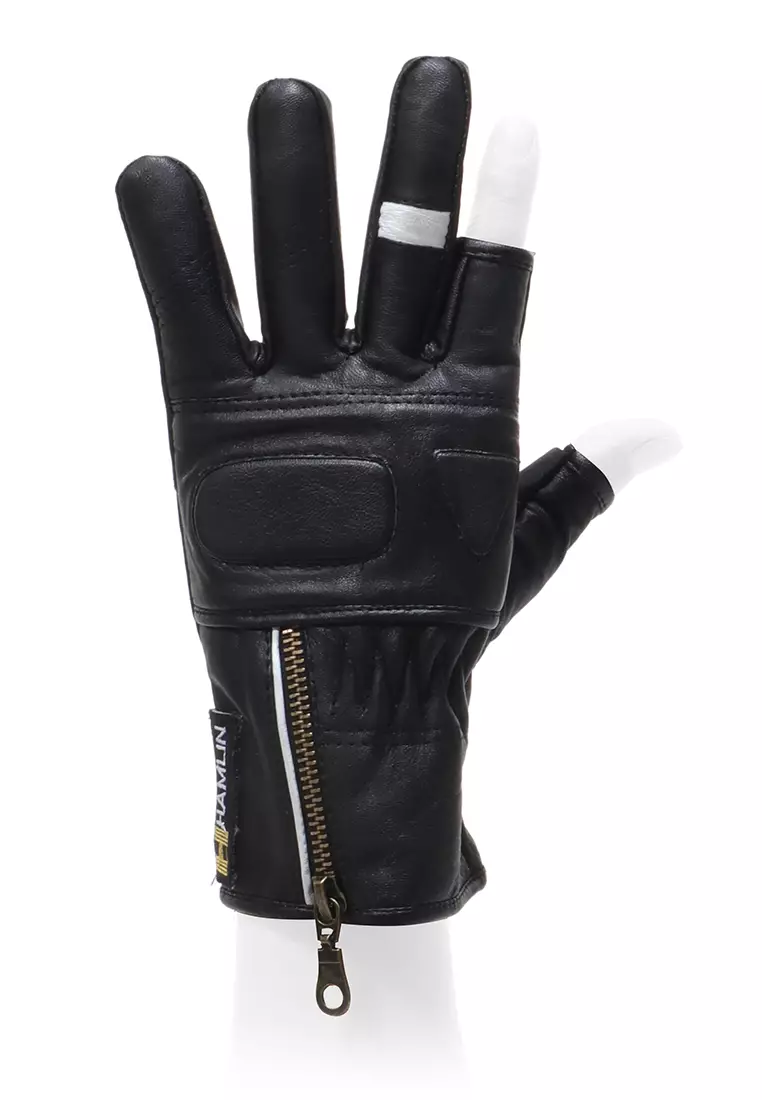 Decs Gloves Casual Sport Comfortable Material Leather ORIGINAL - Black