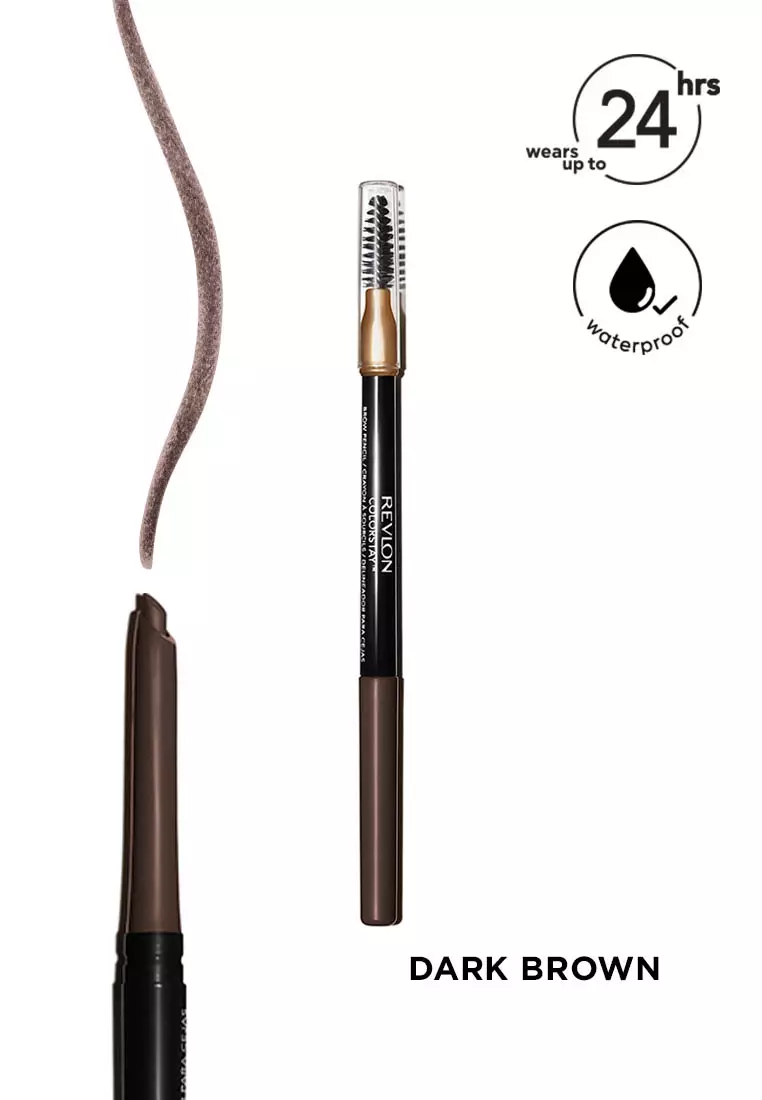 Discount on Revlon  shoes - SKU: Colorstay Eyebrow Pencil (Dark Brown)