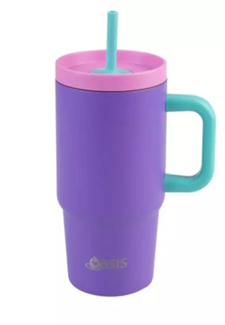 Oasis Stainless Steel Insulated Mini Commuter Travel Tumbler 700ML - Mermaid Purple