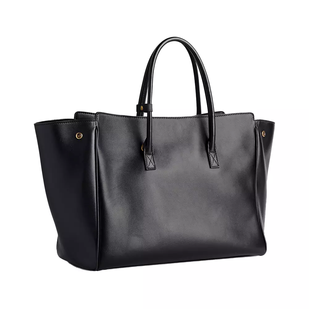 [4.4PRIL KEJUTAN HARGA] Hampton Small Handbag in Smooth Calfskin Black Ghw