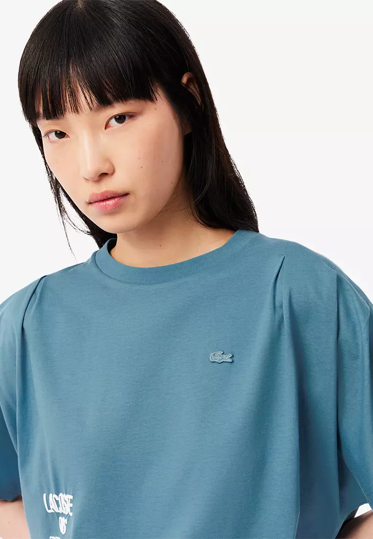 Batwing Sleeve Print T-shirt