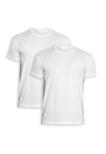 Sunjoy Underwear white Round Neck Shirt in White (Bundle of 2) F1831AA0603267GS_1