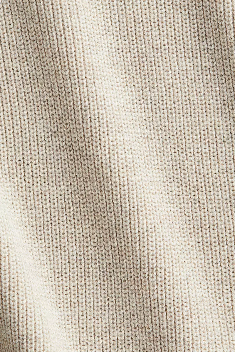 Rib-knit jumper
