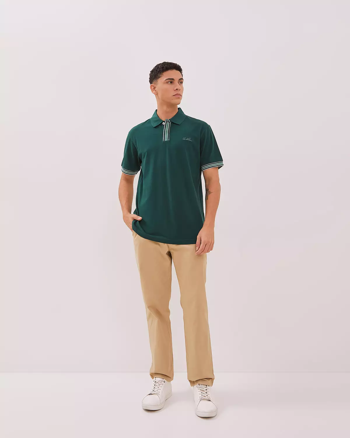 EMERALD GREEN POLOSHIRT FOR MEN