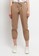 C2 Outfitters brown Tanisi Khaki Jogger Pants 5C047AA648E00EGS_1
