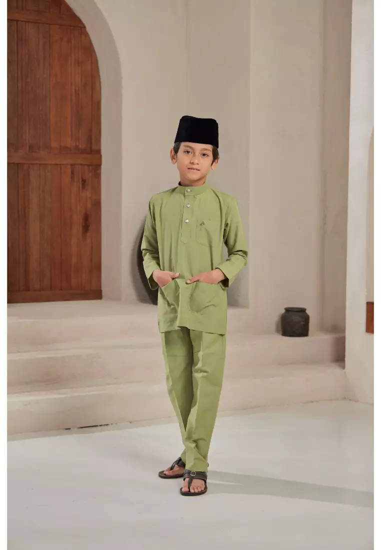 Baju Melayu Moden Cekak Musang for Kids