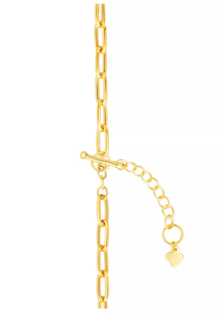 TOMEI Auspicious Buttefly Bracelet, Yellow Gold 999 (5D)
