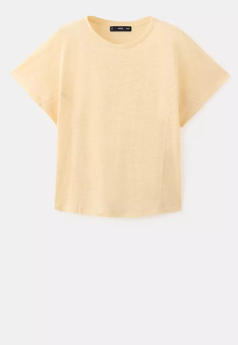 Short-Sleeved Linen T-Shirt