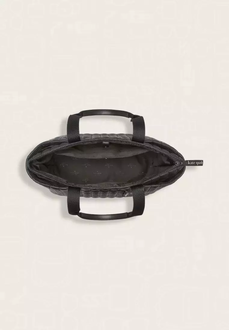 Kate Spade Camden Quilted Extra Large Tote Black