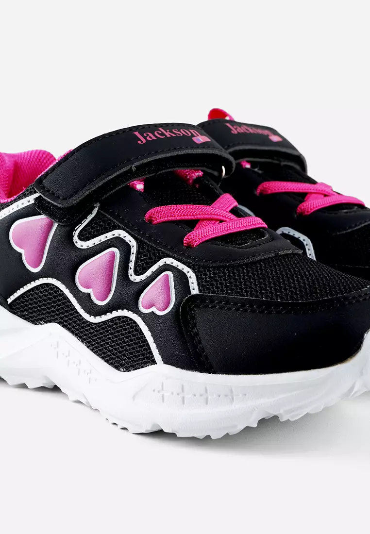 Jackson Kids Niki 1ST Black - Sepatu Sneakers Anak