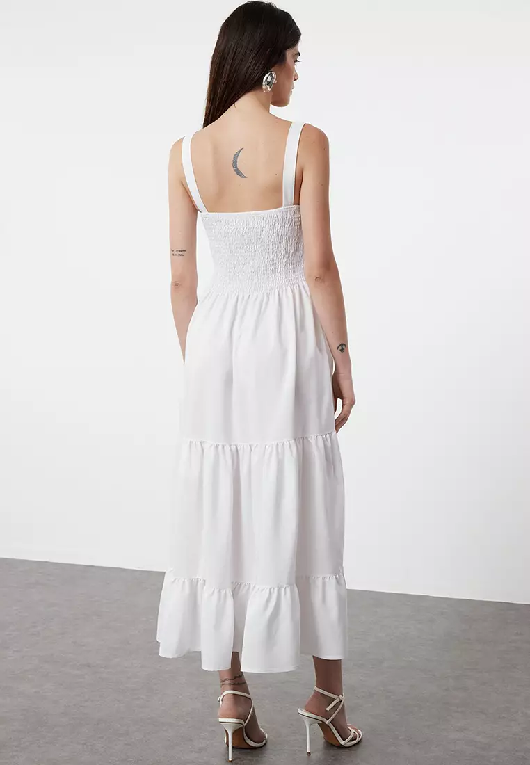 Tiered Midi Dress