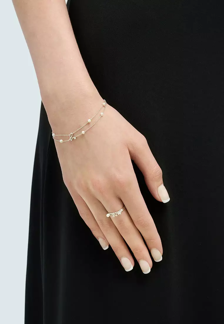 Canopy 2 Layer Pearl Bracelet