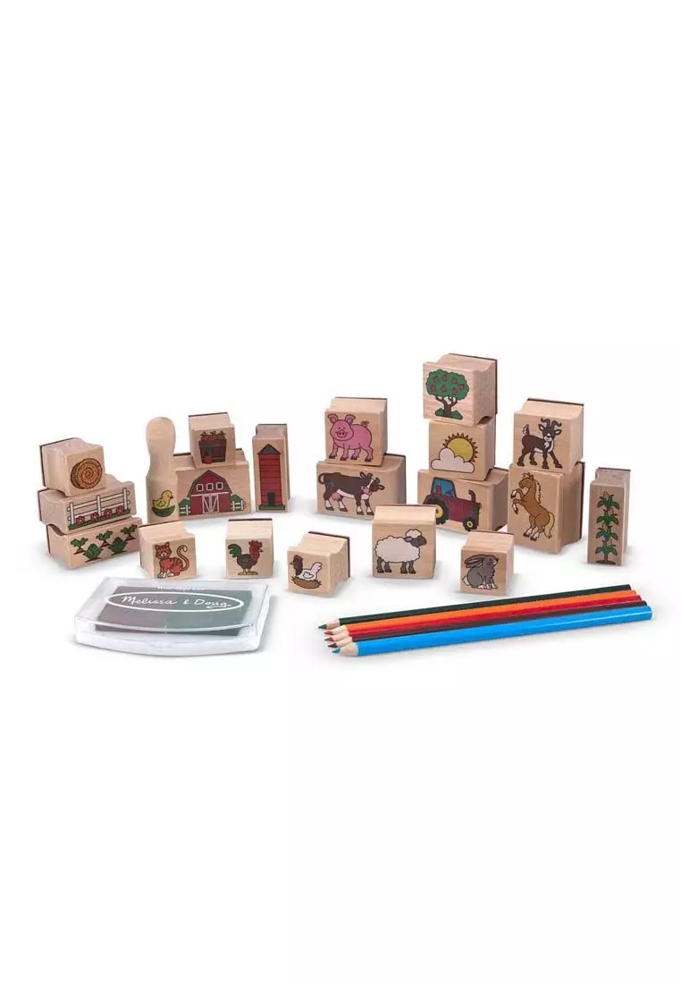 Melissa and doug stamp a scene farm new arrivals