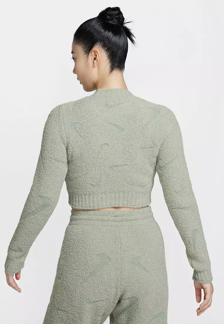 Sportswear Phoenix Cozy Bouclé Tight Long-Sleeve Knit Top