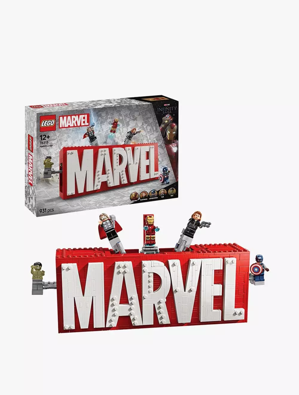 LEGO® Super Heroes Marvel MARVEL Logo & Minifigures - 76313
