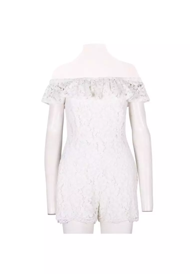 White lace long sleeve on sale playsuit