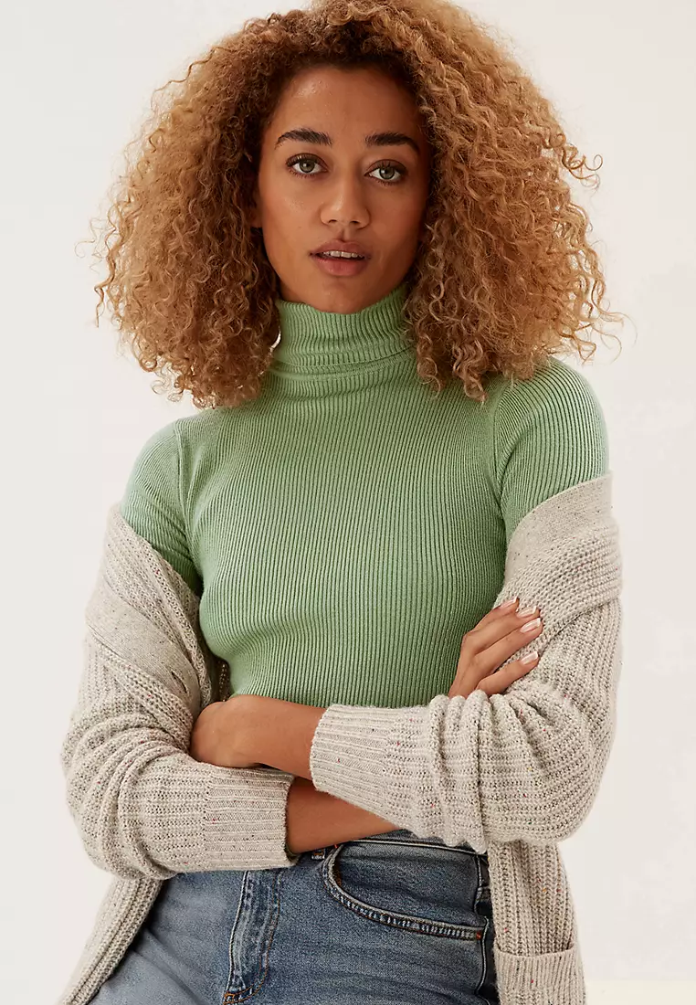 Marks and spencer polo neck sweaters outlet