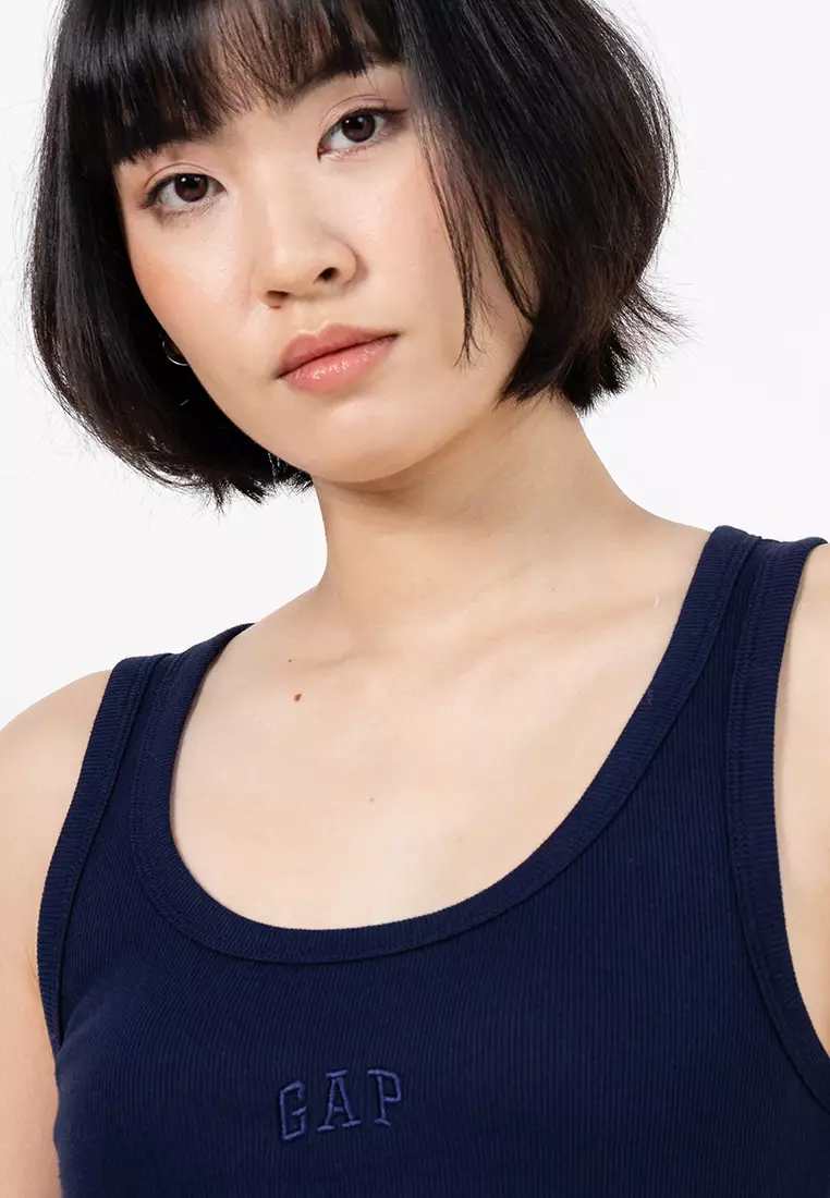 Rib Logo Tank Top
