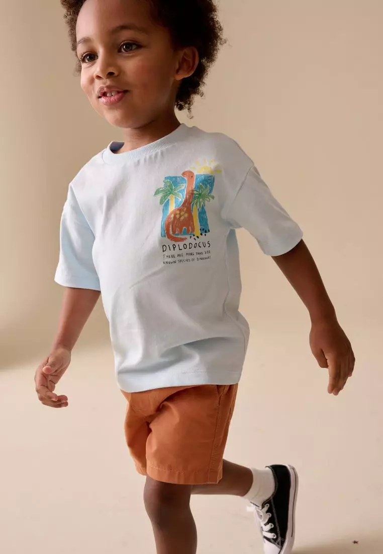 Short Sleeve Back Print T-Shirt