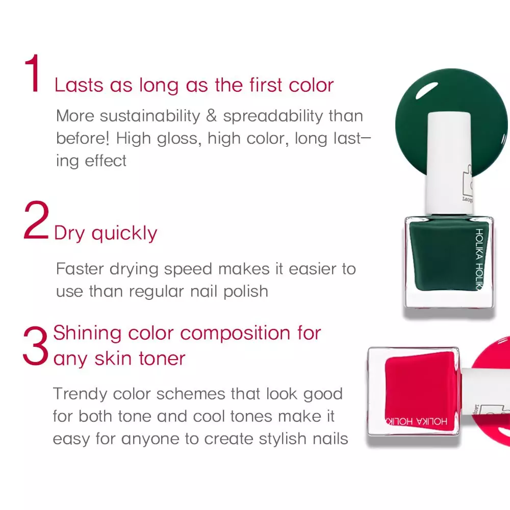 Holika Holika Piece Matching Nails Lacquer - WH01 White Onepiece