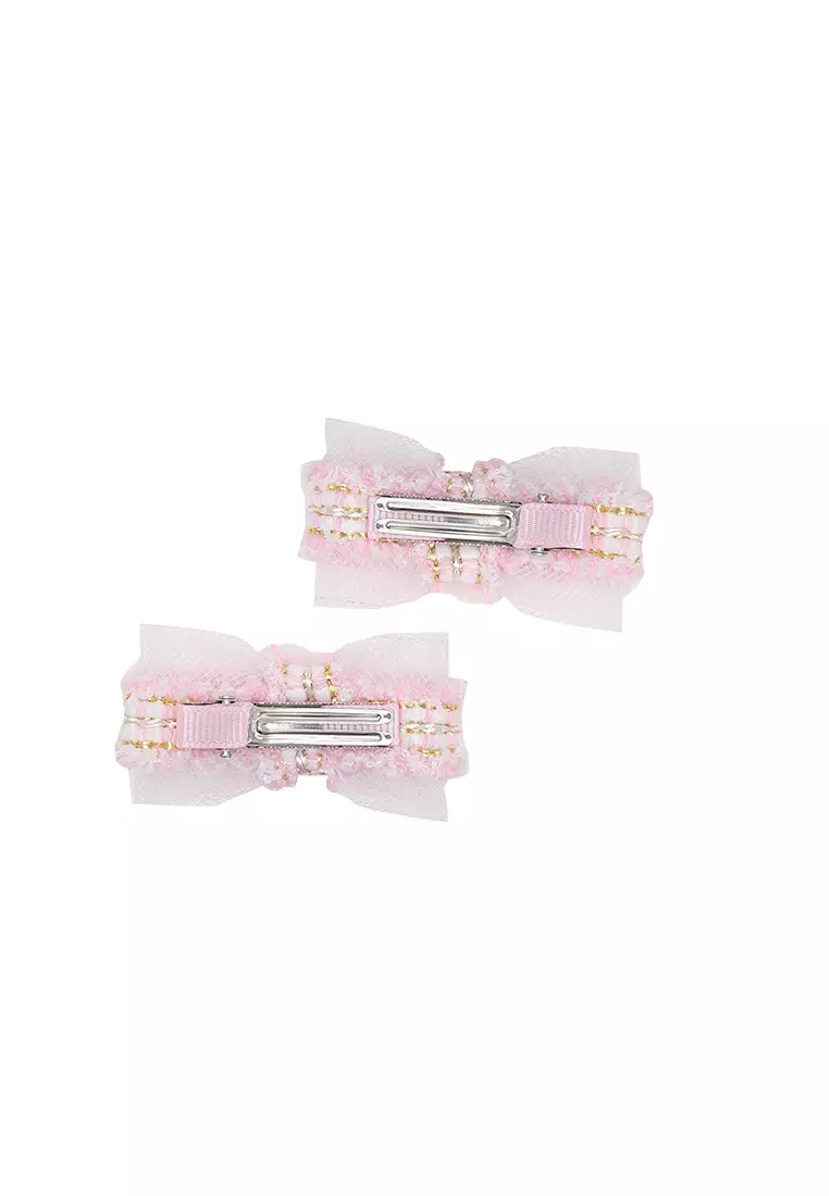 Olivia Hairclip (pairs) Baby Pink