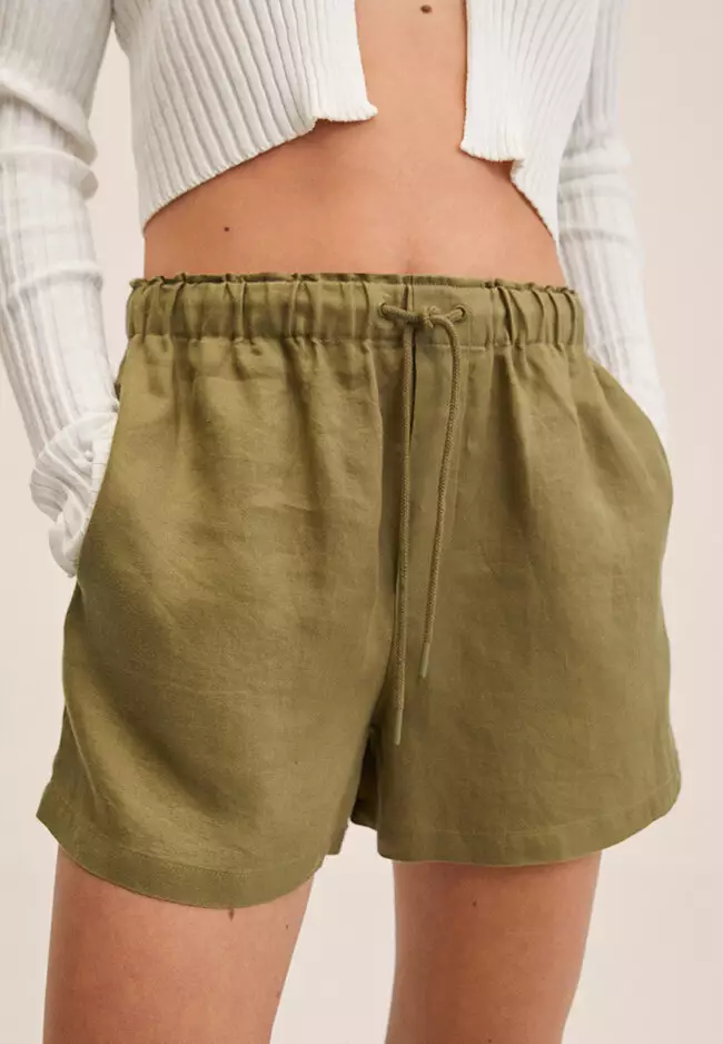 100% Linen Shorts
