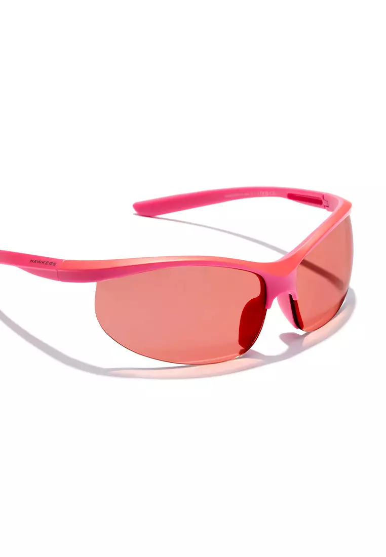 HAWKERS Pink Salmon Radiante Sunglasses For Women, Female. Official Product Designed In Spain