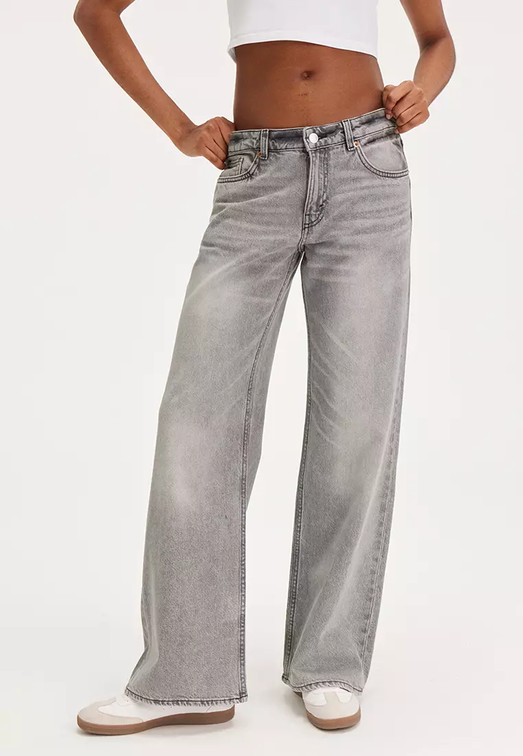 Monki wide leg jeans best sale