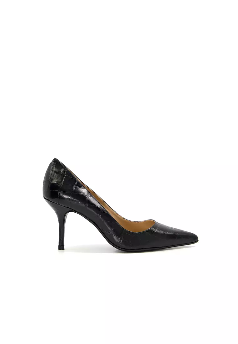 Discount on Dune London  shoes - SKU: Bold Pointed-Toe Heeled Court Shoes Black